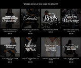 Her Faceless Empire Shopify Theme with MRR & 12 Done for You Digital Products